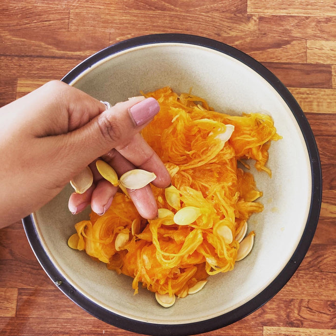 Easy Pumpkin Seed Recipe to help you have a green Halloween