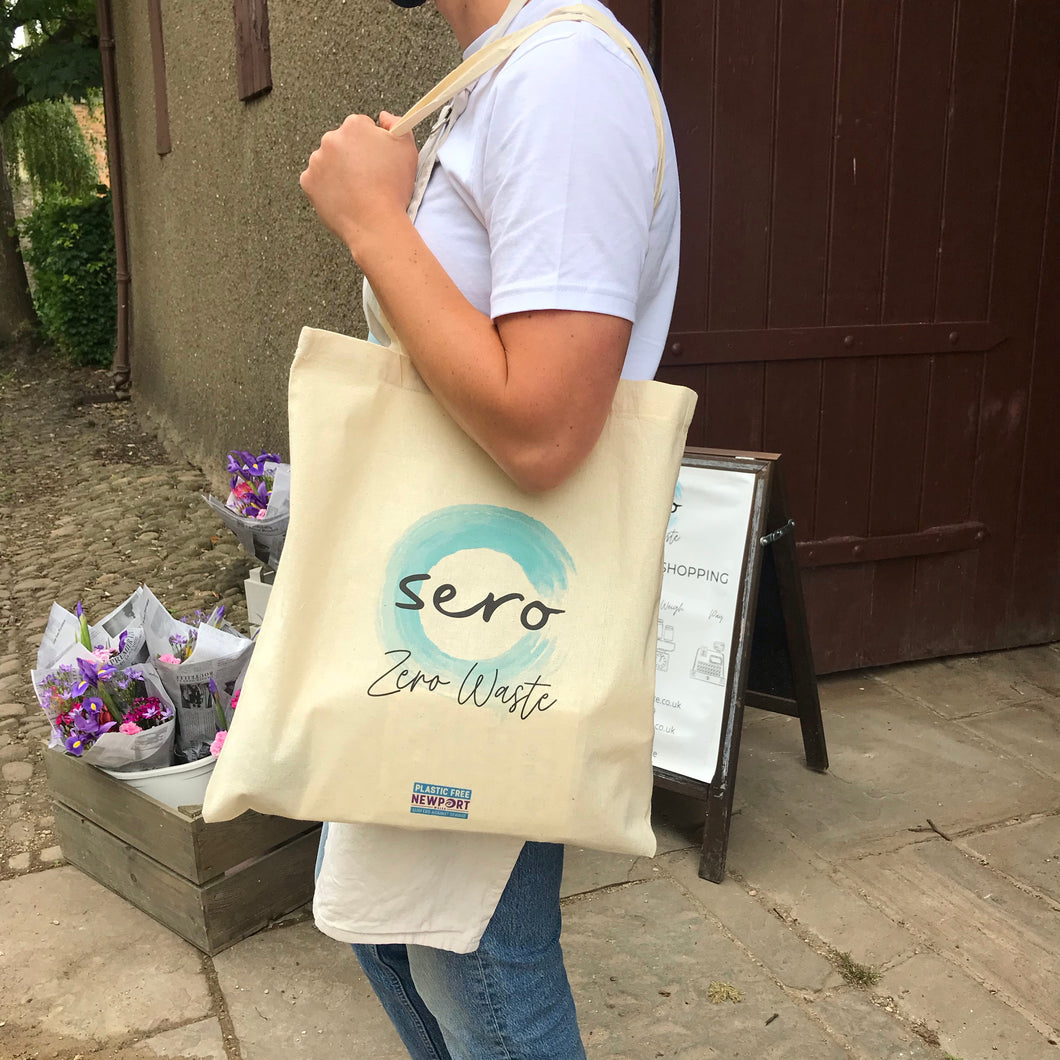 Sero Zero Waste ft. Plastic Free Newport Tote Bag